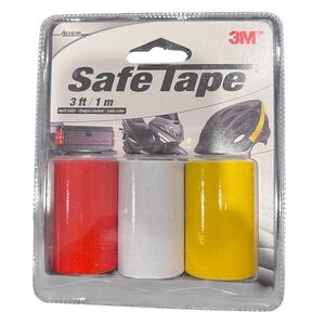 3M Safe Tape Set - Red, White, Yellow reflective NWT